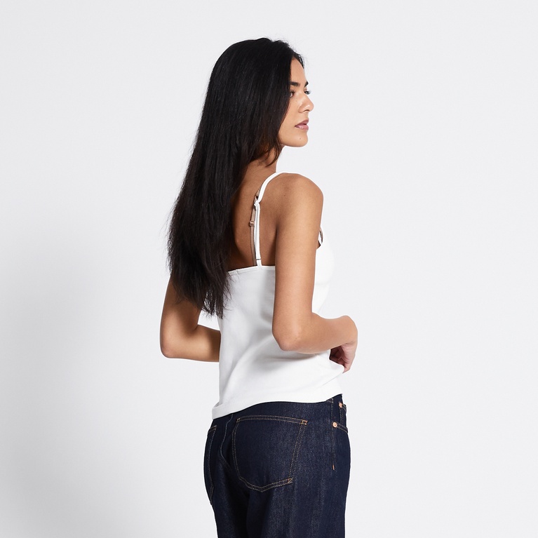 Lace singlet "Pauline" Off white
